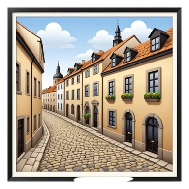 historical town centre sticker