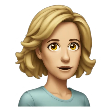 Kristen Wiig serious sticker