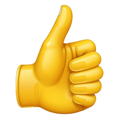 emoji hand thumps up sticker