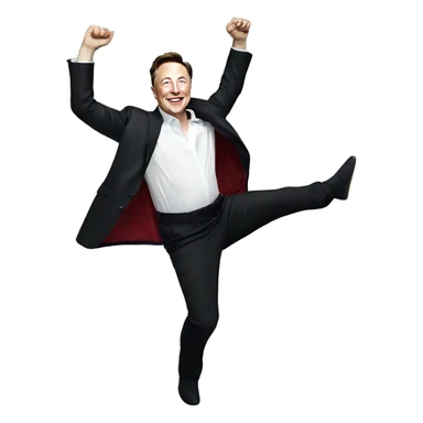 Elon musk dancing sticker