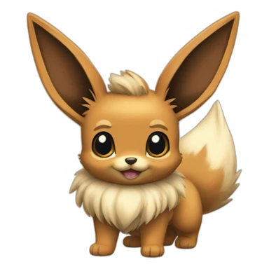 Eevee from pokemon sticker