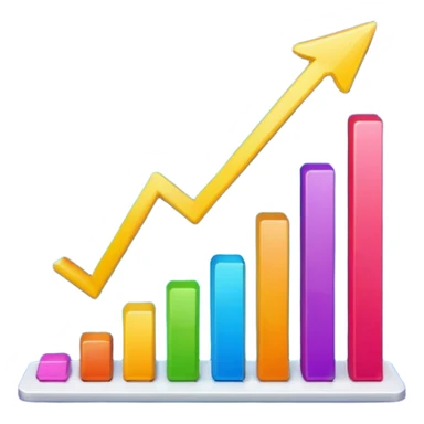 sales graph sticker