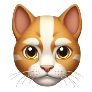 A buff cat sticker