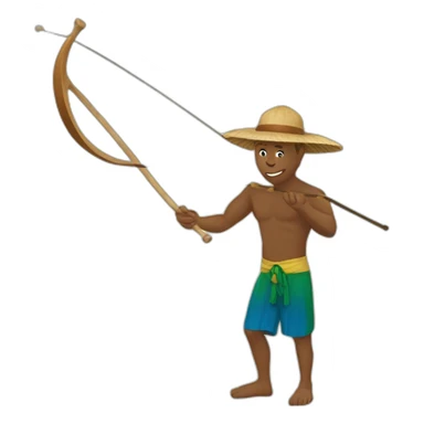 berimbau brazil sticker