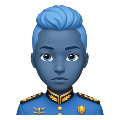 blue uniformed uk guardian sticker