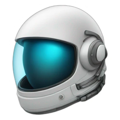Cheval avec un casque d’astronaute  sticker