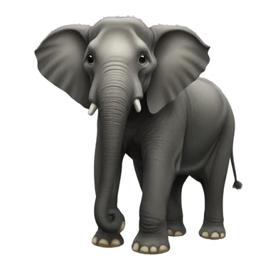 sumatra elephant sticker