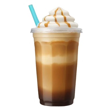caramel iced coffee sticker
