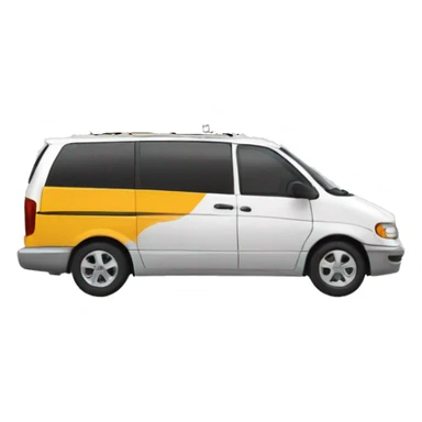 Aamazon logístics minivan sticker