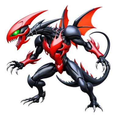 Venom-Cyberbug-Genesect-Zekrom-Darkrai-Scizor-fusion, full body sticker
