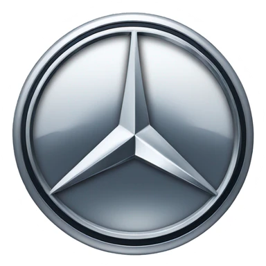 Mercedes benz logo sticker