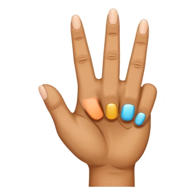 main  avec TROIS doigts du milieu levés   sticker