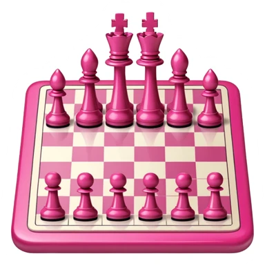 chessboard pink sticker