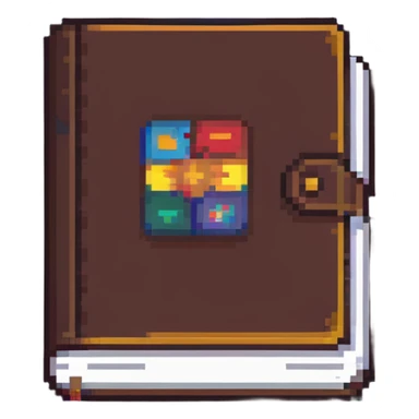 book on a table sticker