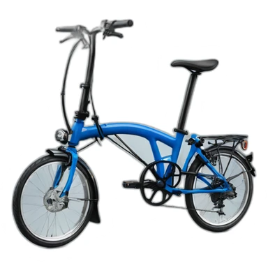 brompton blue sticker
