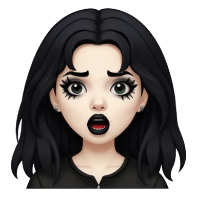 Mexican goth girl can’t sleep and yells about new suicideboy album
 sticker