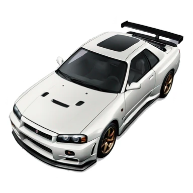 Nissan skyline R34 sticker