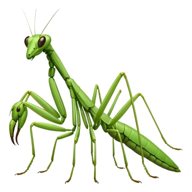 Praying mantis sticker