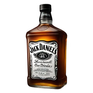 Jack Daniels bottle sticker