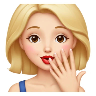 blowing kisses  sticker