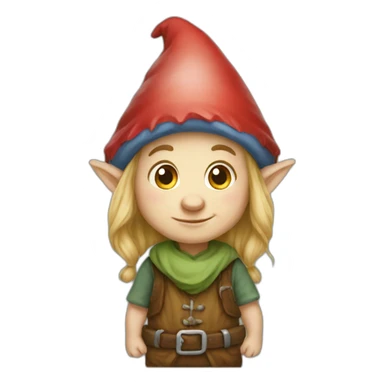 cute gnome sticker