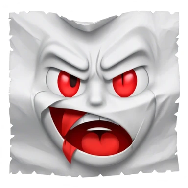 angry invoice sticker