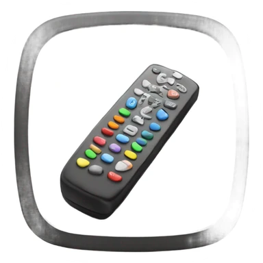 Tv remote control  sticker
