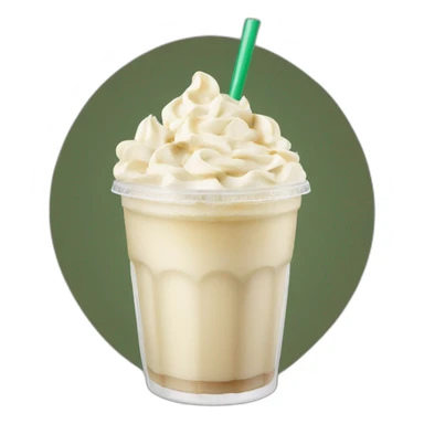 Starbucks white chocolate Frappé sticker
