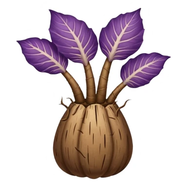 taro root sticker