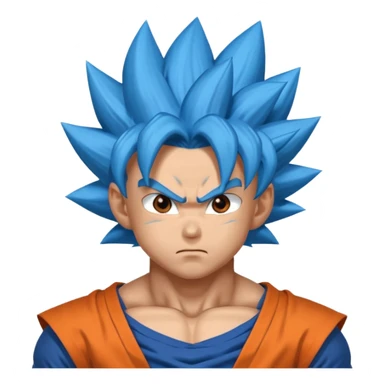 Goku super saiyan blue  sticker