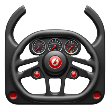 Volant de formule 1 rectangulaire  sticker