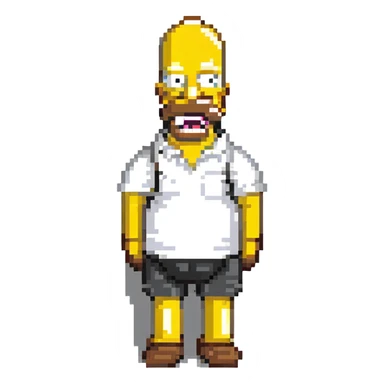 Homer Simpson sticker