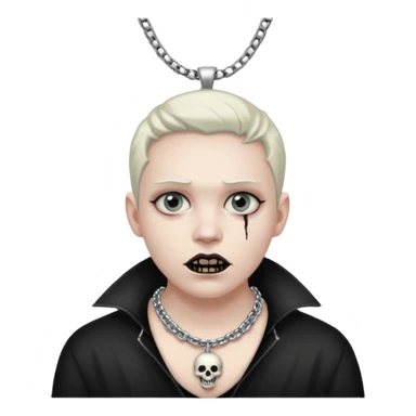 horror neckless sticker