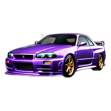 Skyline r34 sticker