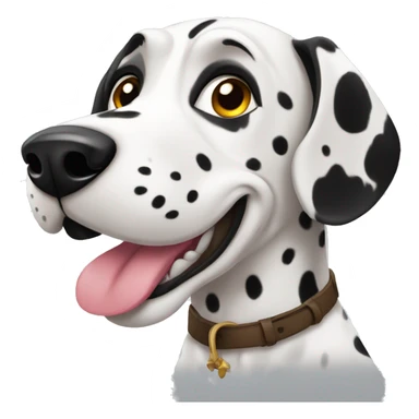 Dalmatien qui souri sticker