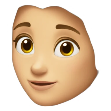 Rapunzel with pan sticker