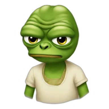 pepe sad sticker
