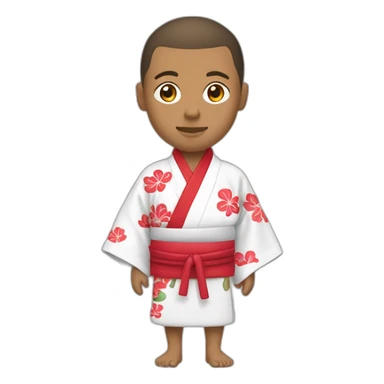 mbappé with kimono sticker