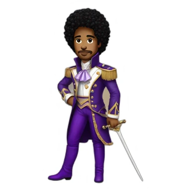 Prince from purple rain sticker