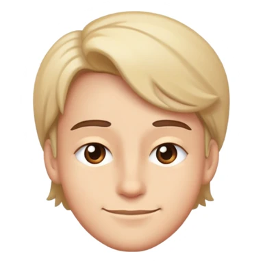 A smirk side eye m sticker