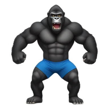 gorilla fitness coach sticker