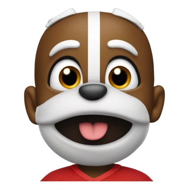 Brutus the buckeye mascot sticker