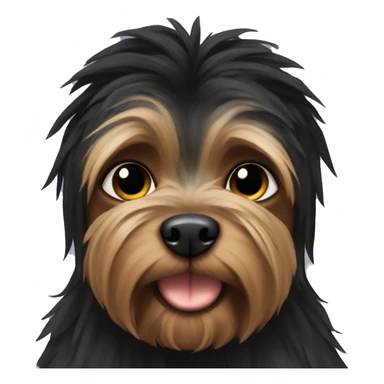 Black yorshire sticker