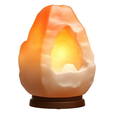 Himalaya’s salt lamp with warm light  sticker