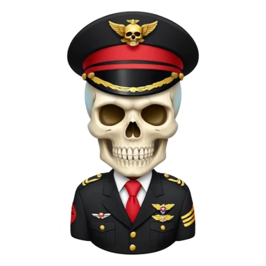 petty officer rank in black and red with a helldiver skull sticker