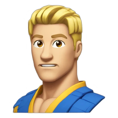 ken from street fighter sticker