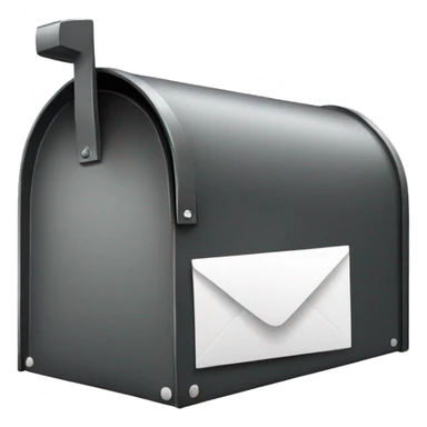 ope mailbox with envelopes sticker