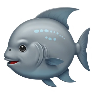Emoji of Sunfish sticker