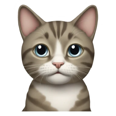 Funny meme cat play sticker