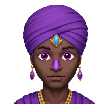 Pero solo con el planeta Saturno 🪐, un moro con turbante 👳🏾‍♂️ y la cara del diablo morada esta 😈  sticker